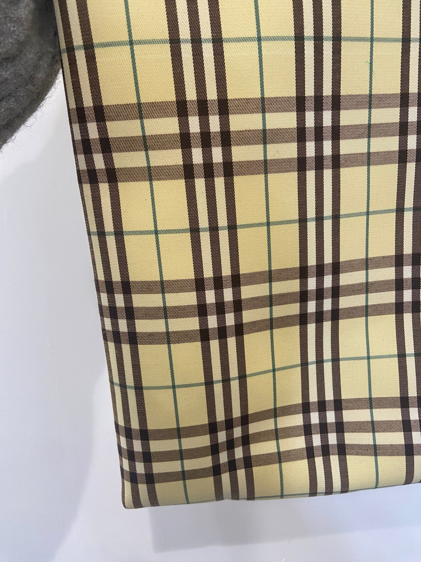 Burberry 小雞黃色格仔tote