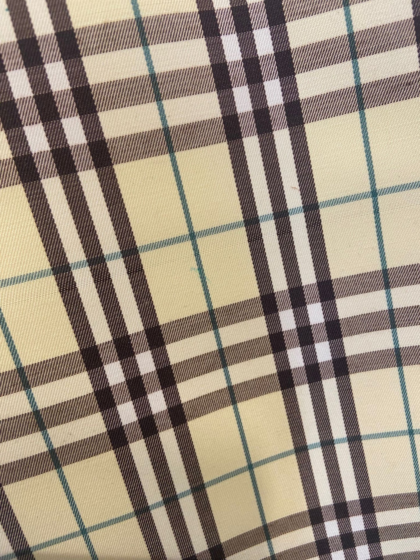 Burberry 小雞黃色格仔tote