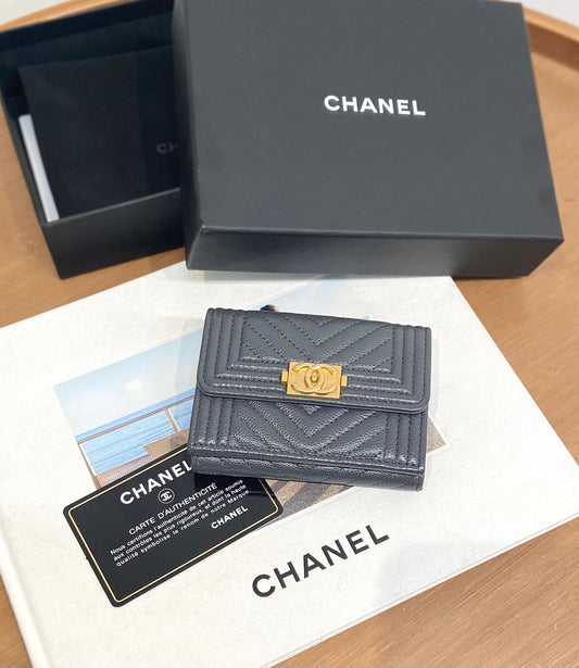 Chanel 三摺短銀包