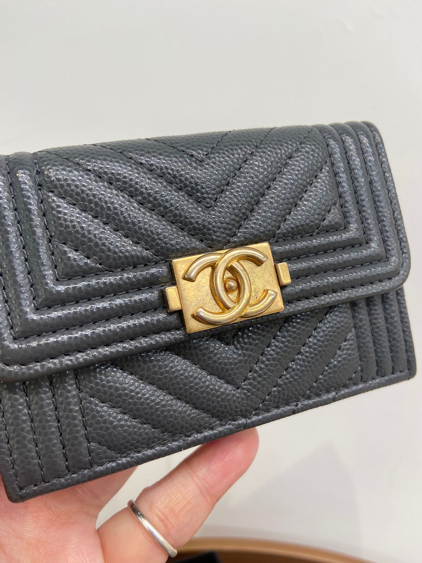 Chanel 三摺短銀包