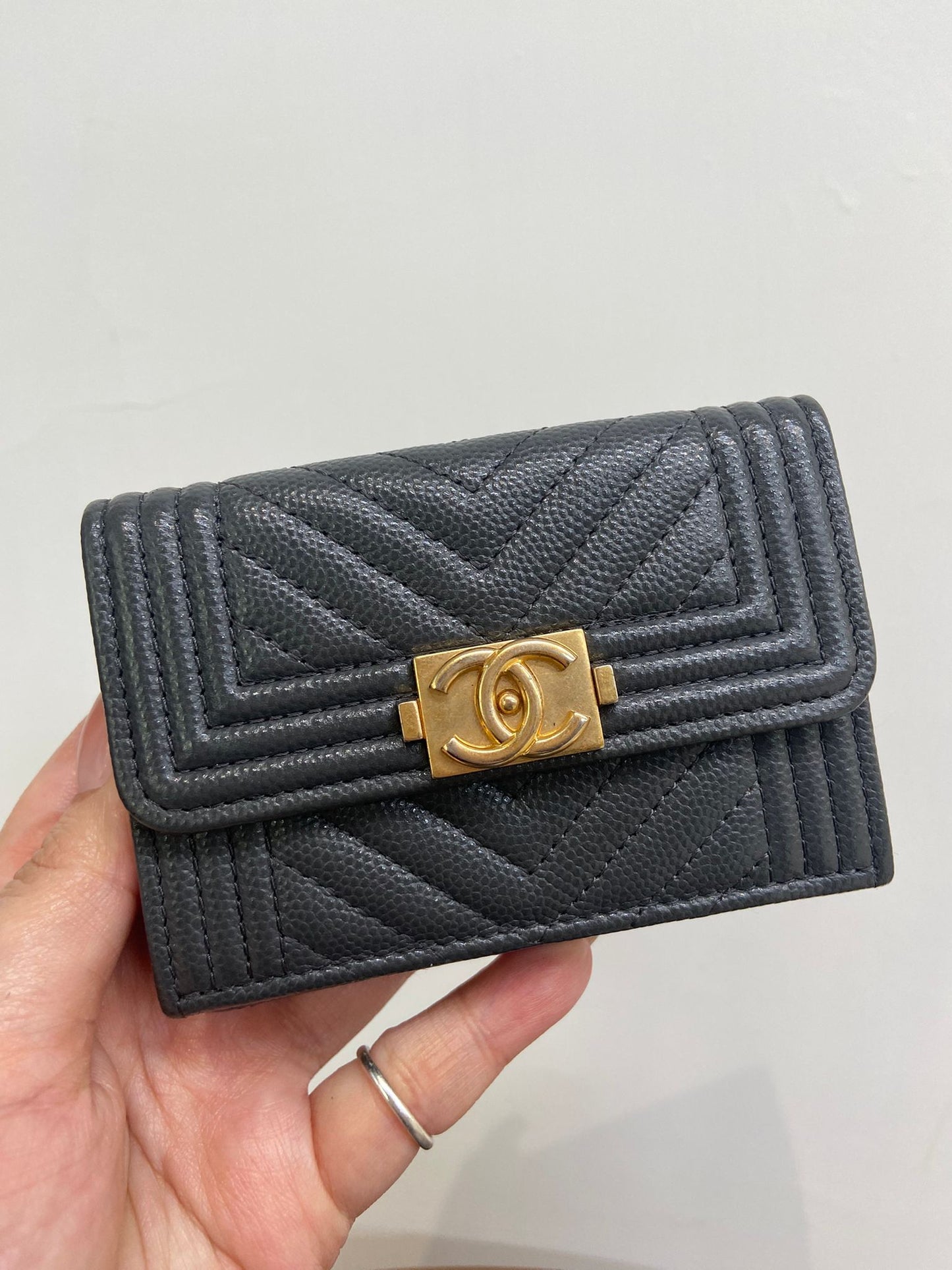 Chanel 三摺短銀包