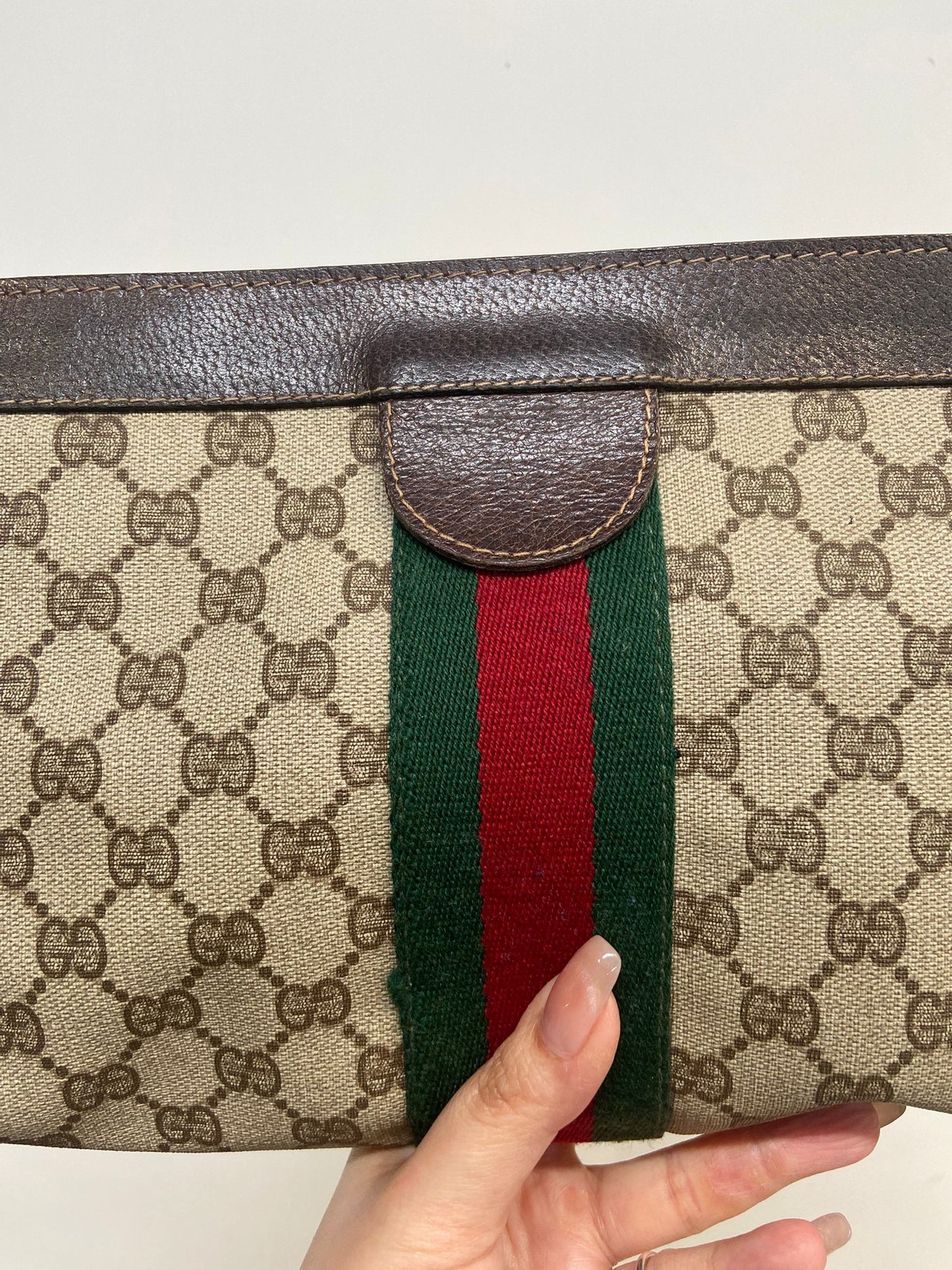 Gucci 老花手拎包