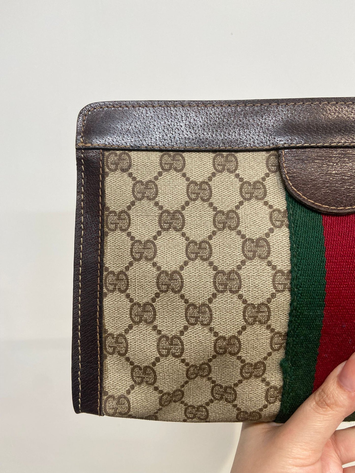 Gucci 老花手拎包