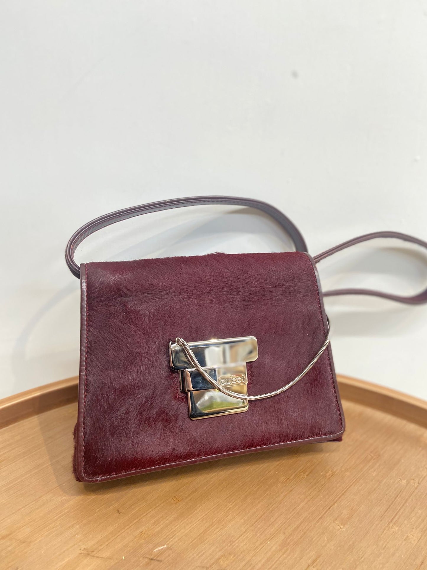 GUCCI 馬毛斜孭袋