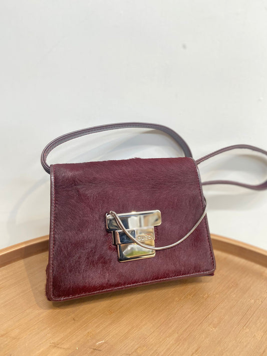 GUCCI 馬毛斜孭袋