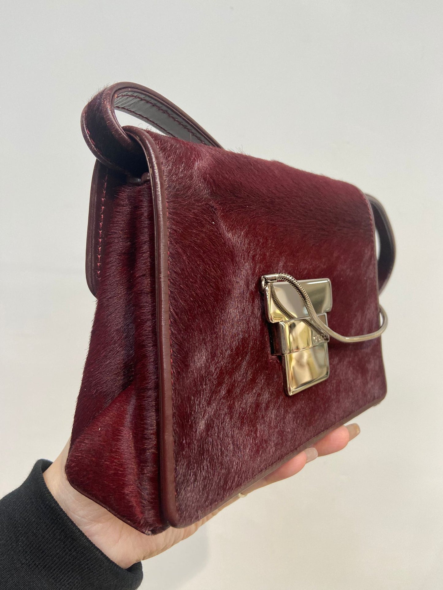 GUCCI 馬毛斜孭袋