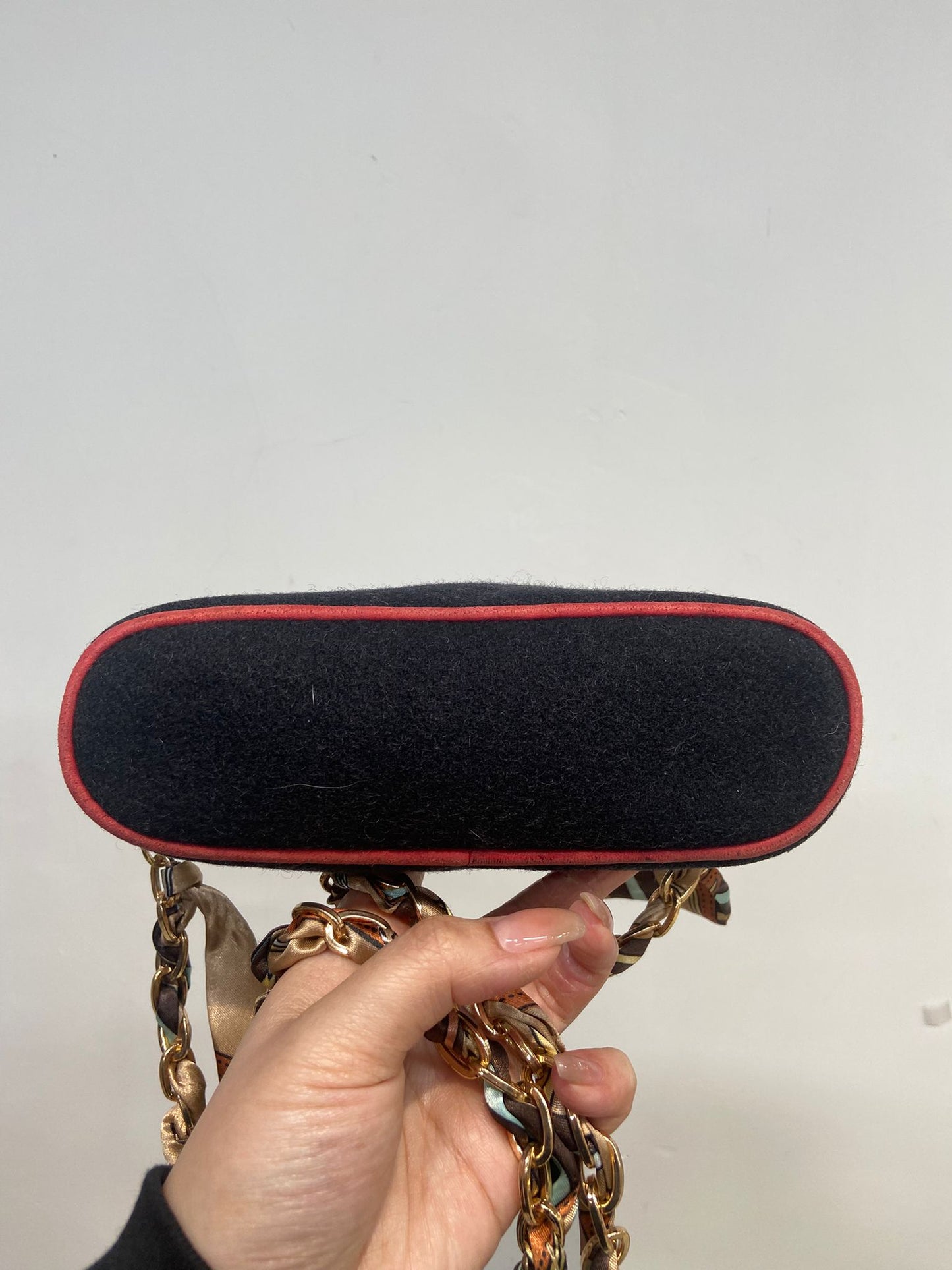 Hermes 毛氈 pouch