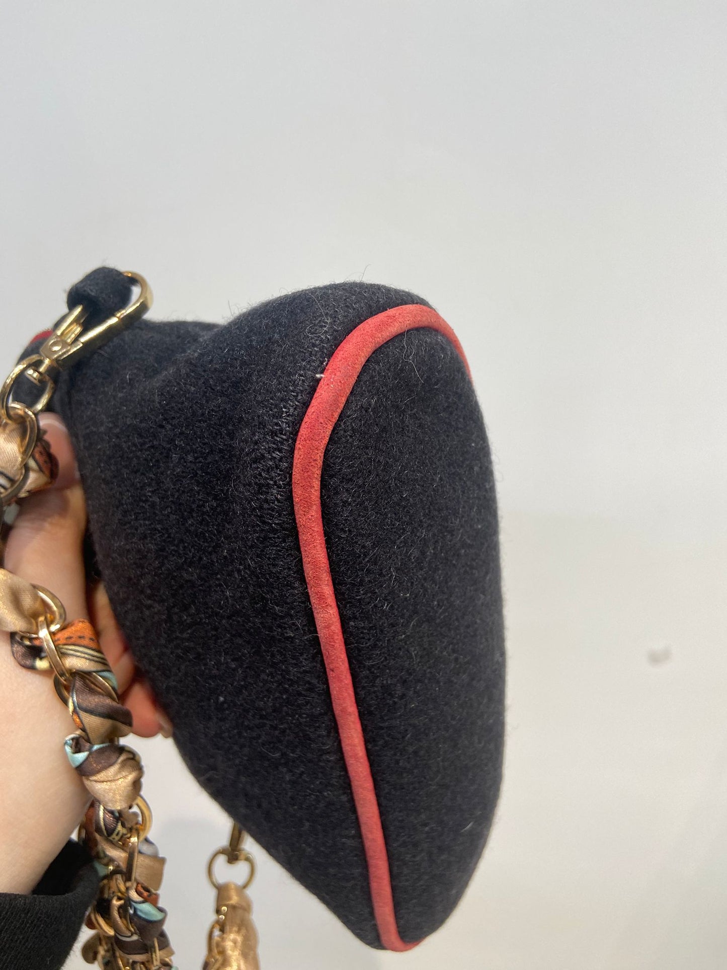 Hermes 毛氈 pouch