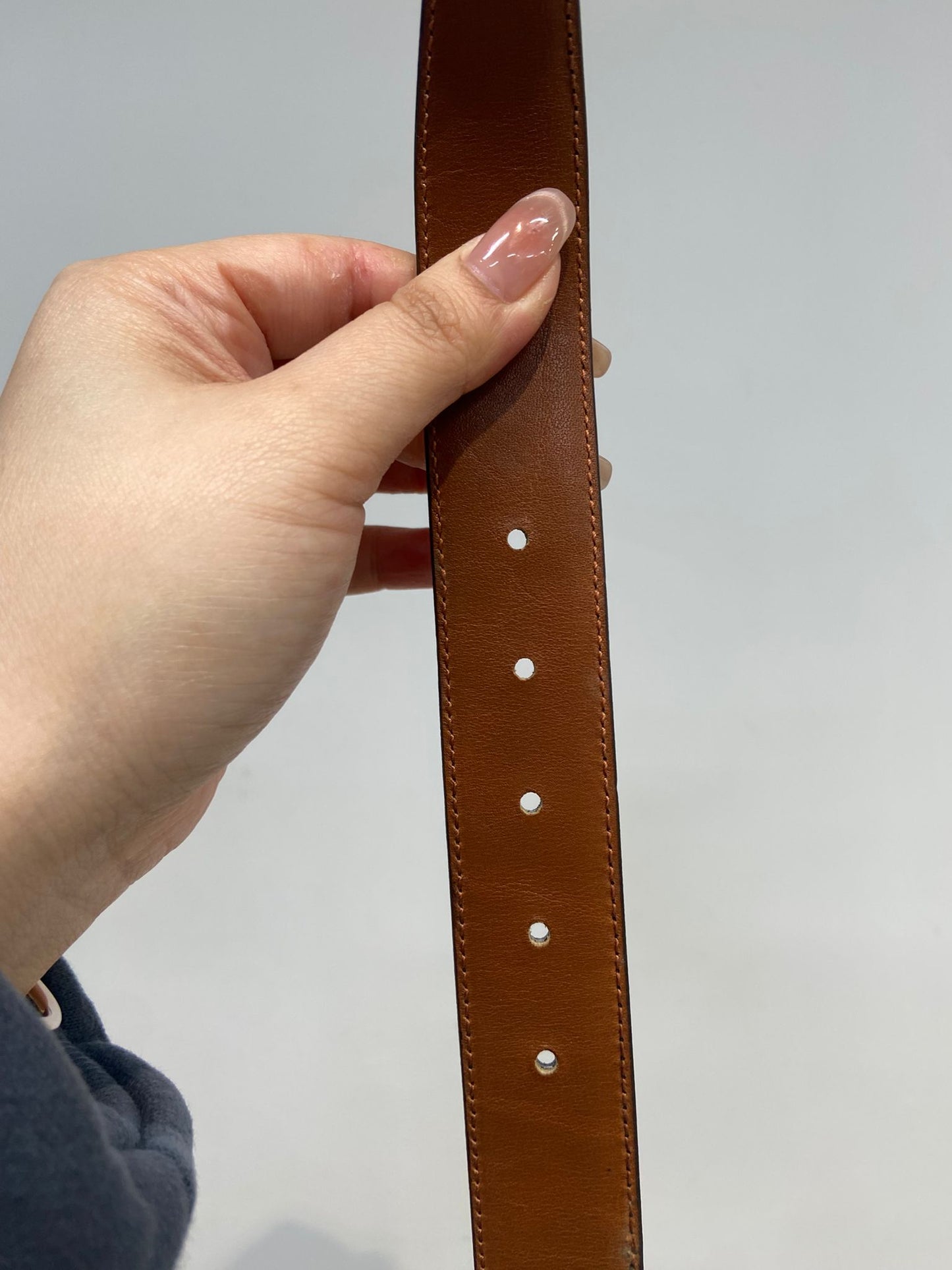 CELINE Belt 馬車扣 雙面皮帶