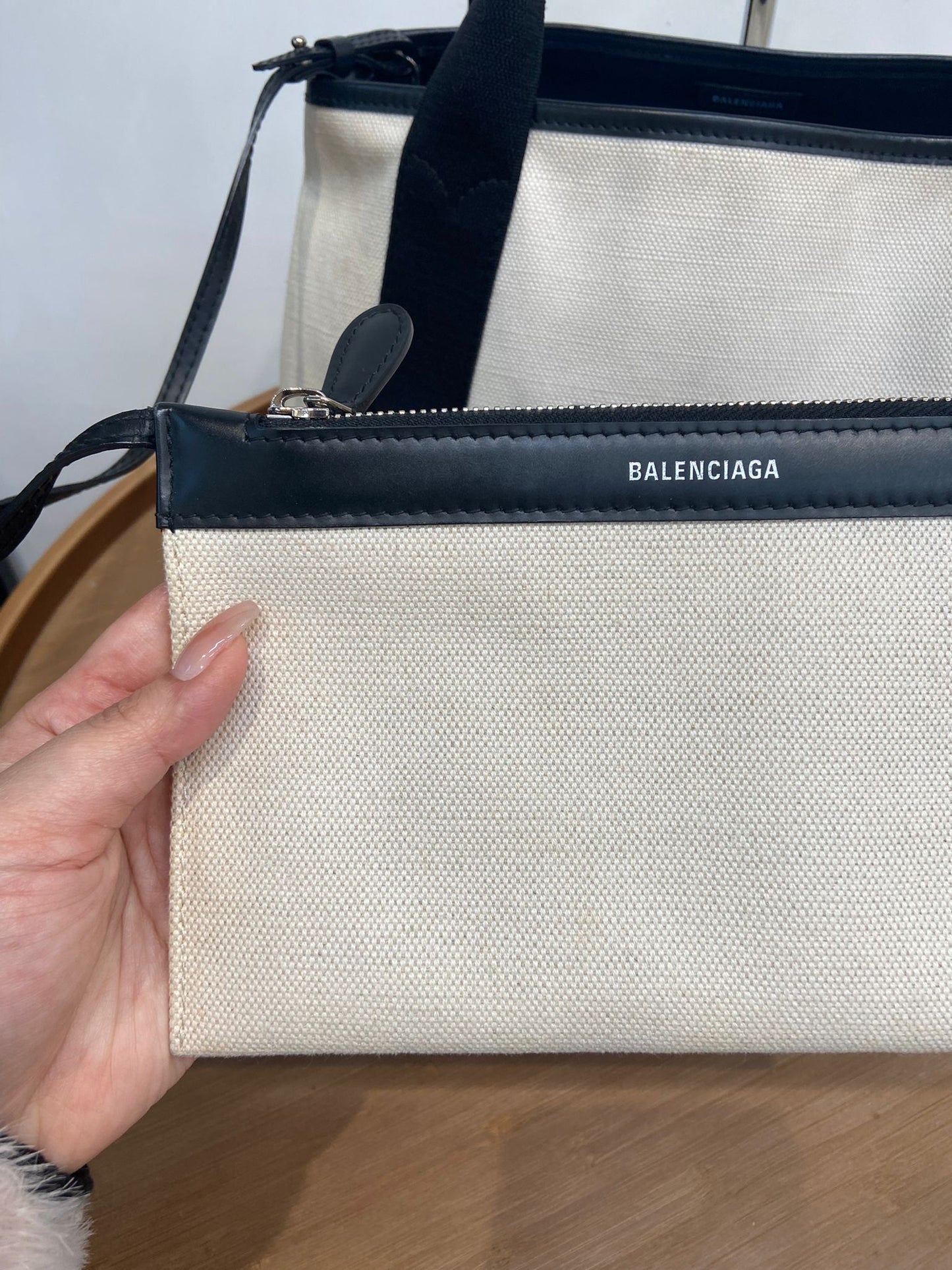Balenciaga 帆布tote bag