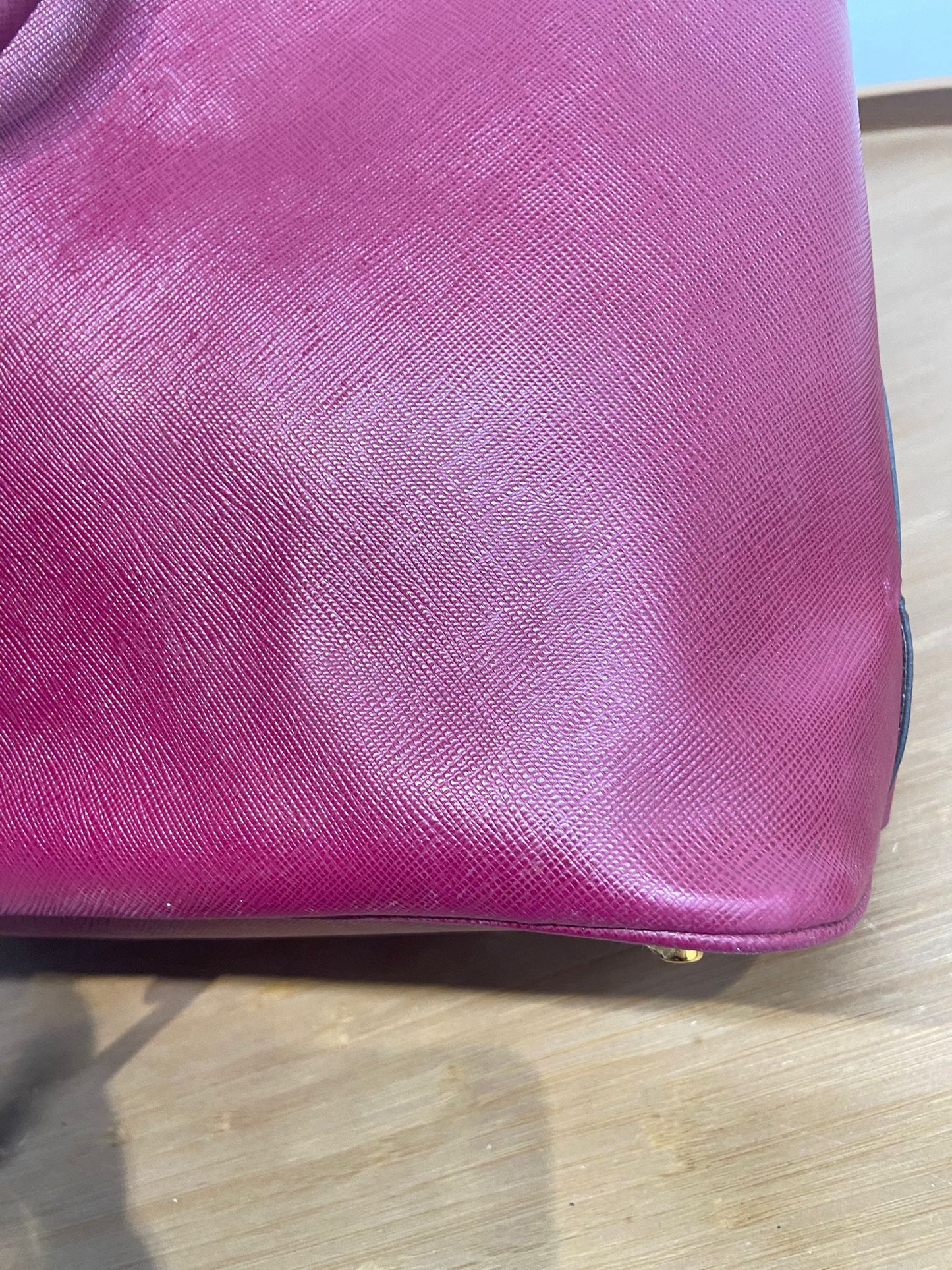 Prada saffiano 2 ways tote