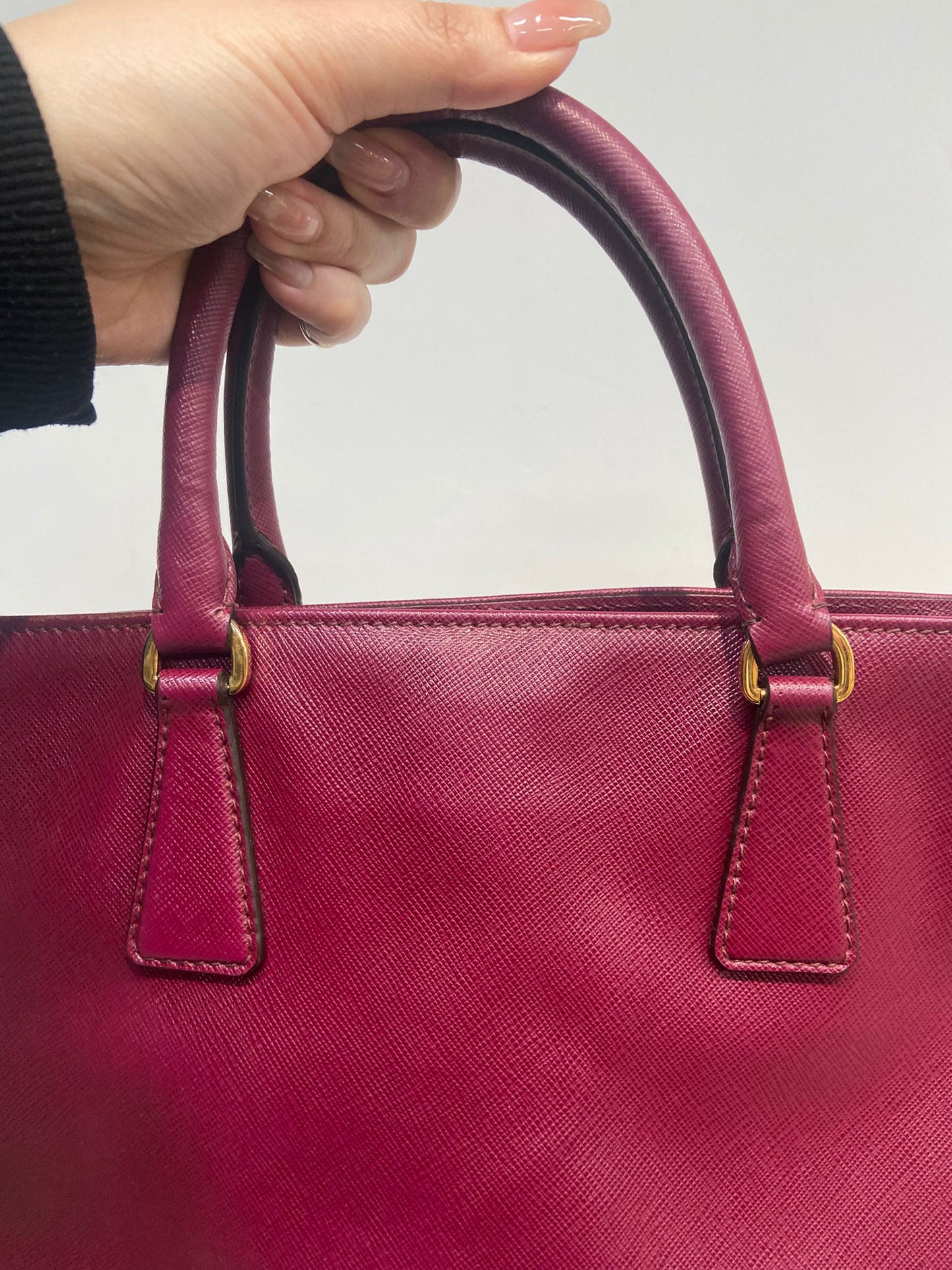 Prada saffiano 2 ways tote