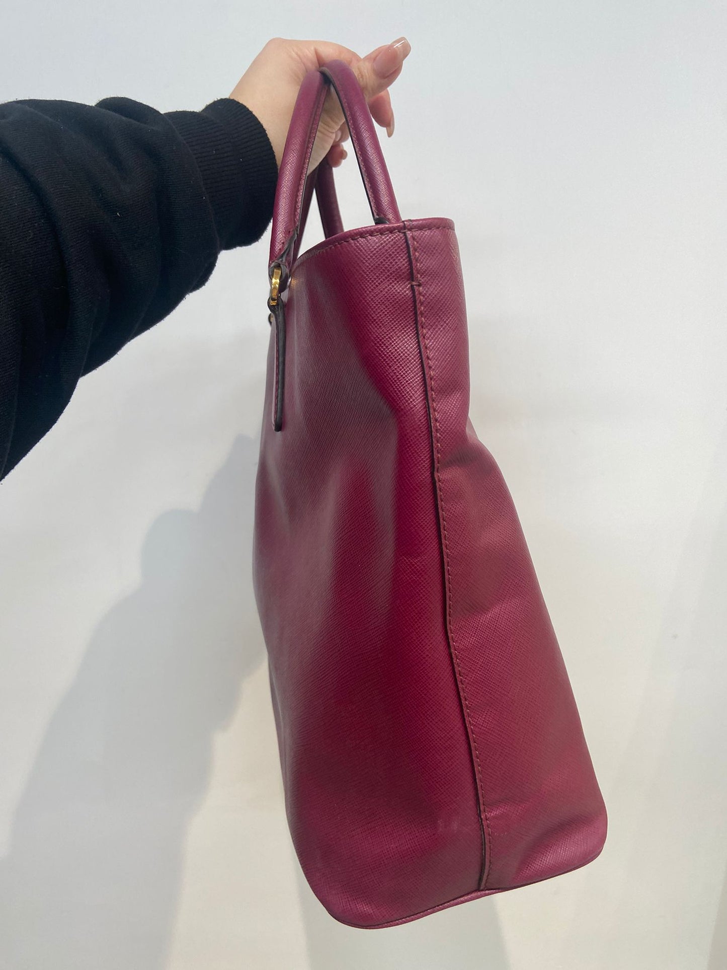 Prada saffiano 2 ways tote