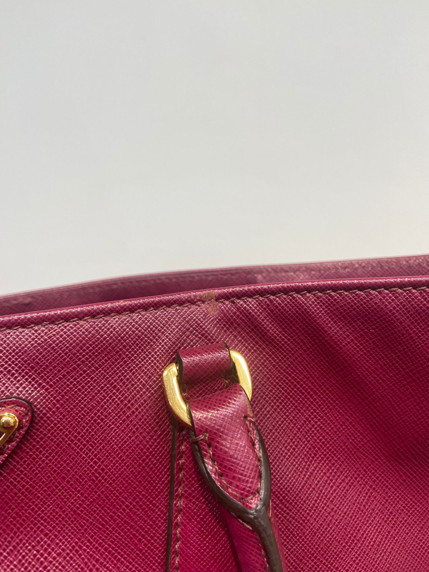 Prada saffiano 2 ways tote