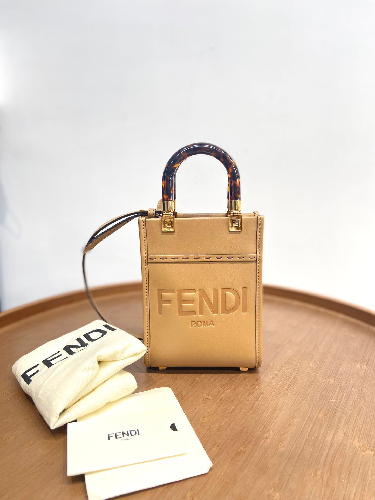 Fendi sunshine mini tote