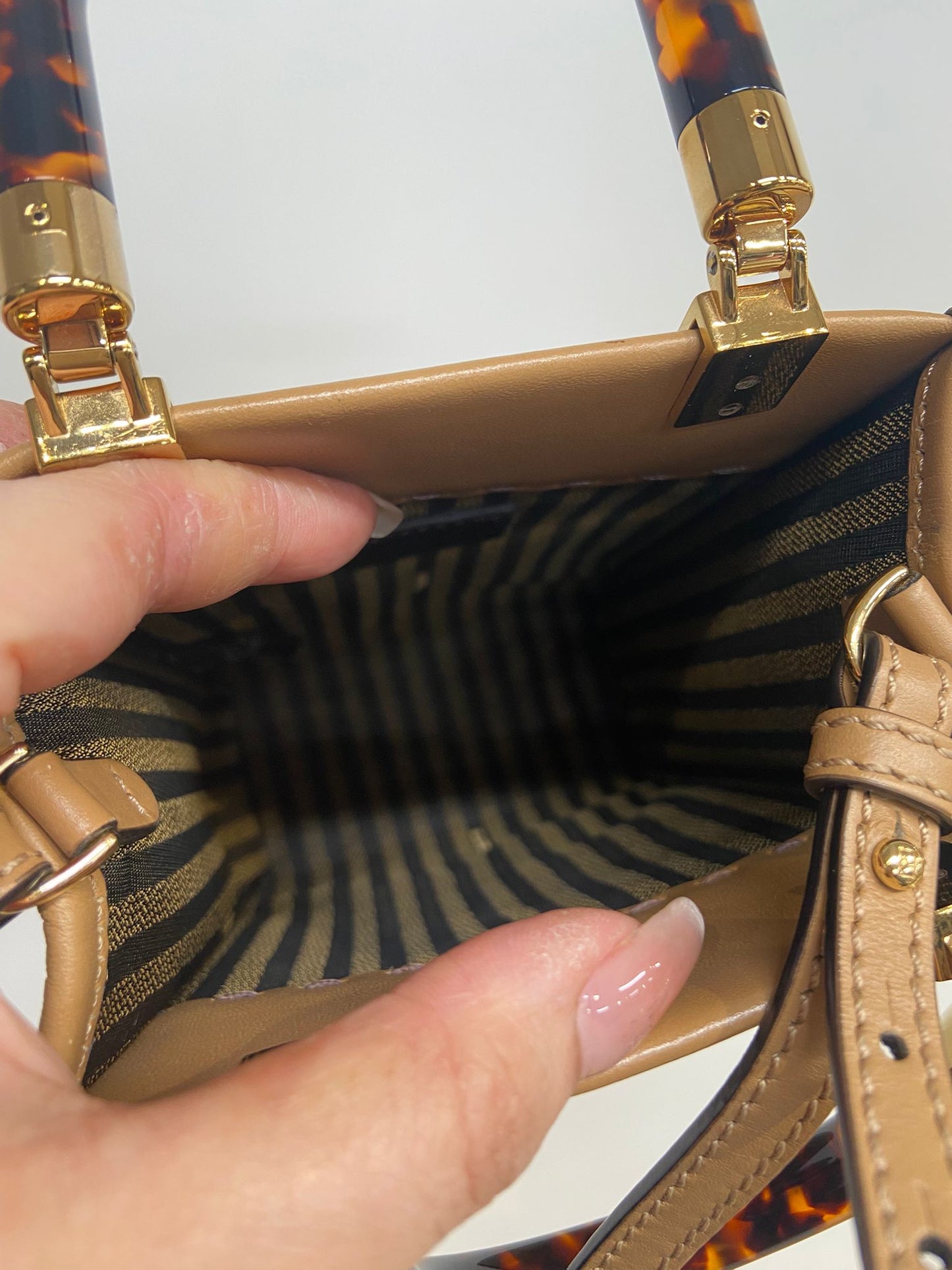 Fendi sunshine mini tote