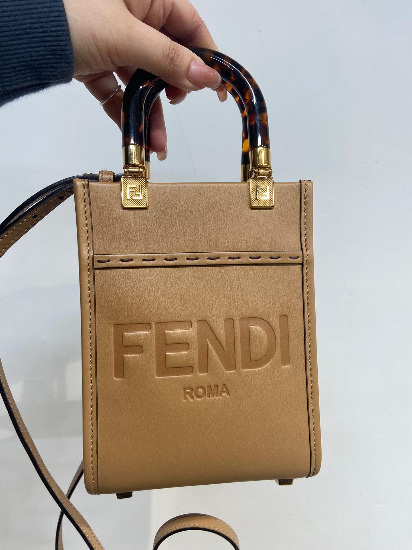 Fendi sunshine mini tote