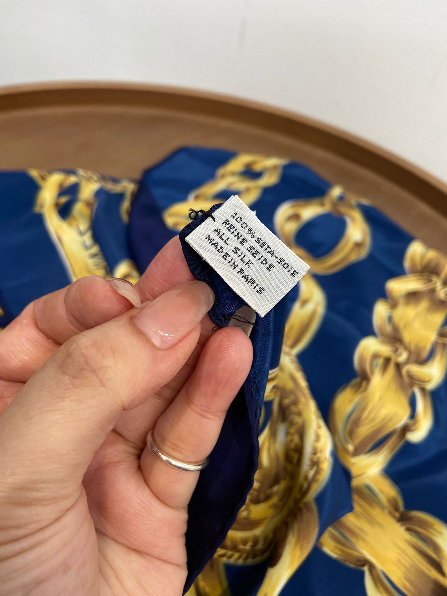 CHANEL 90x90 真絲大絲巾