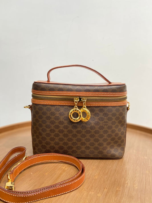 CELINE 凱旋門老花 Vanity Case