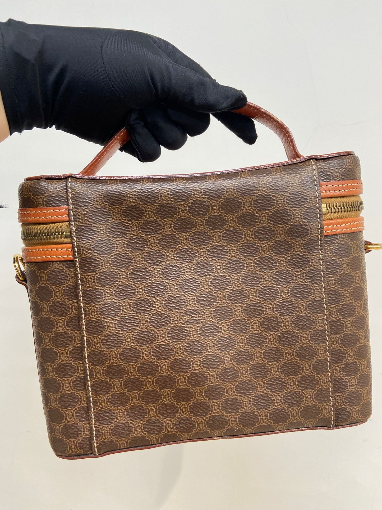 CELINE 凱旋門老花 Vanity Case