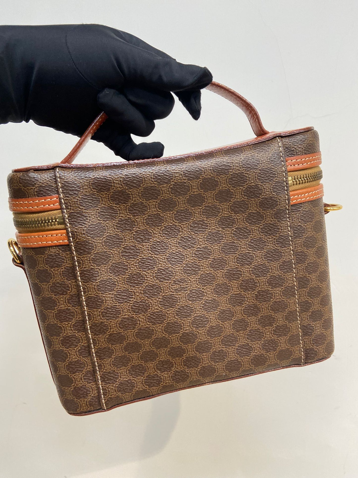CELINE 凱旋門老花 Vanity Case