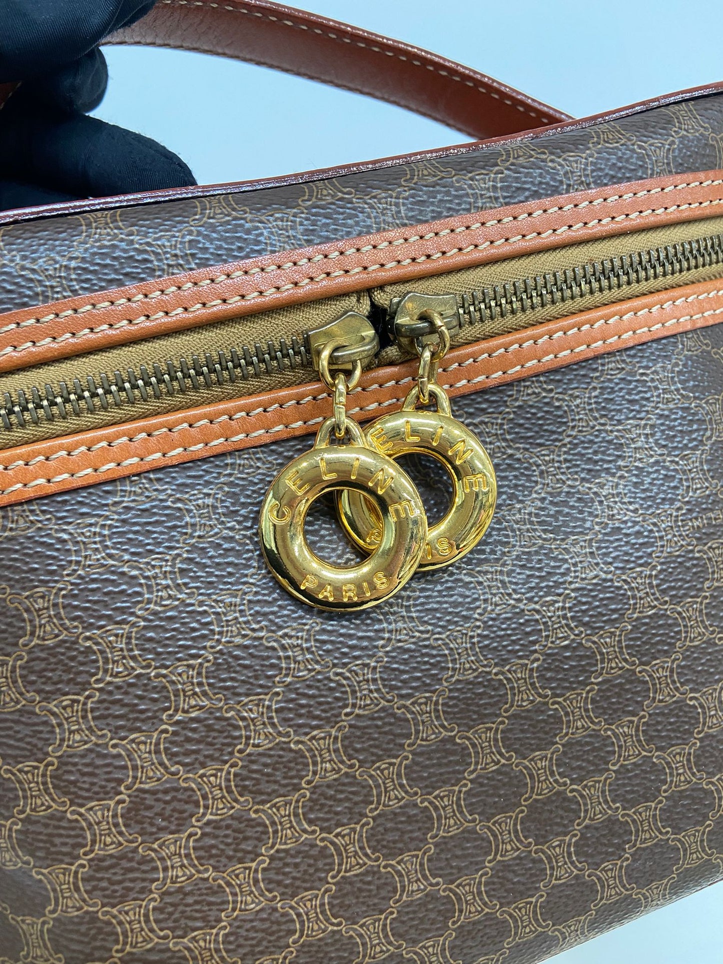 CELINE 凱旋門老花 Vanity Case