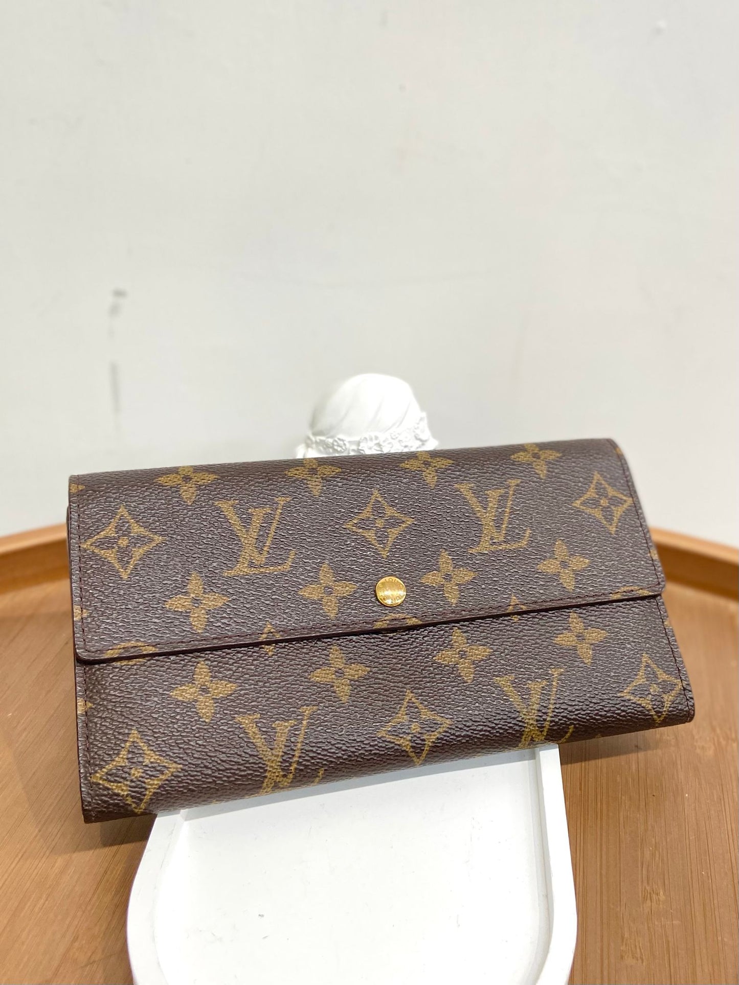 LV 老花長銀包