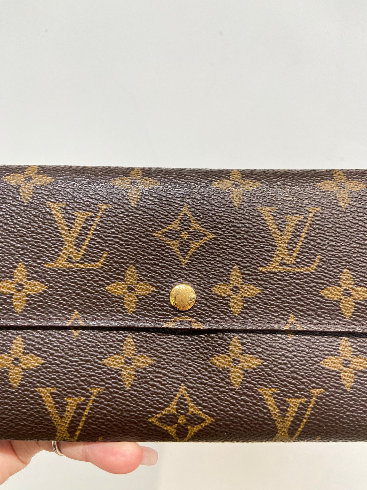 LV 老花長銀包