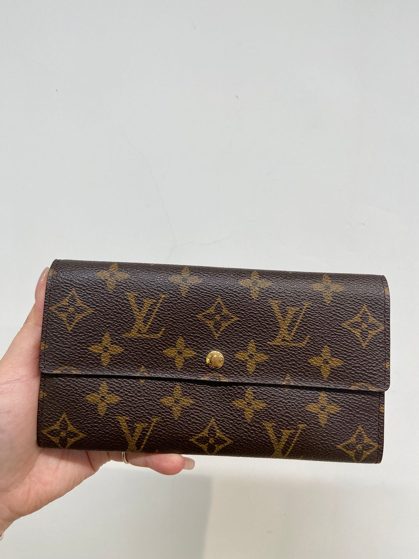 LV 老花長銀包