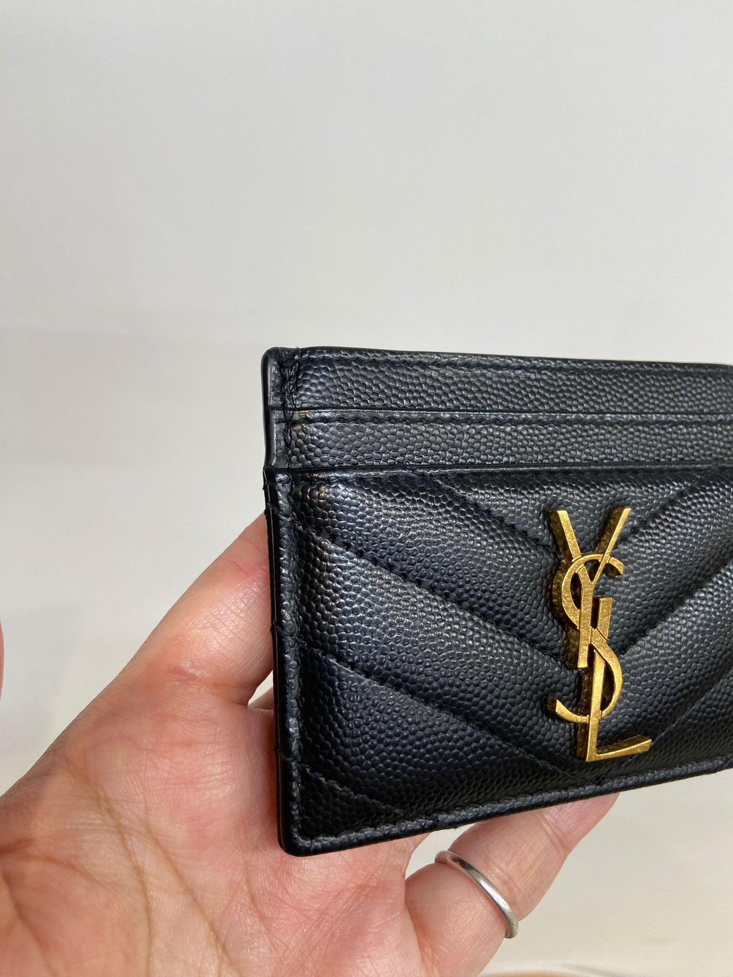 YSL 黑金卡包