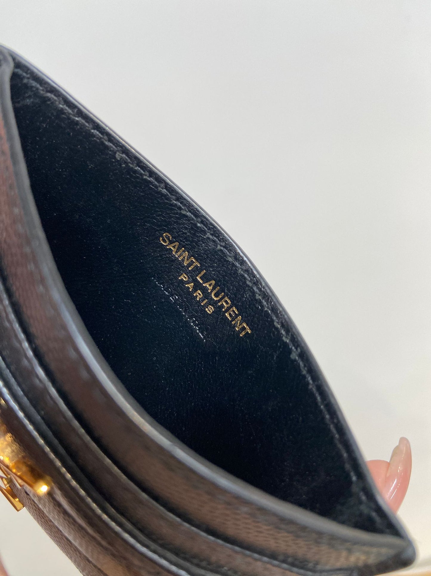 YSL 黑金卡包