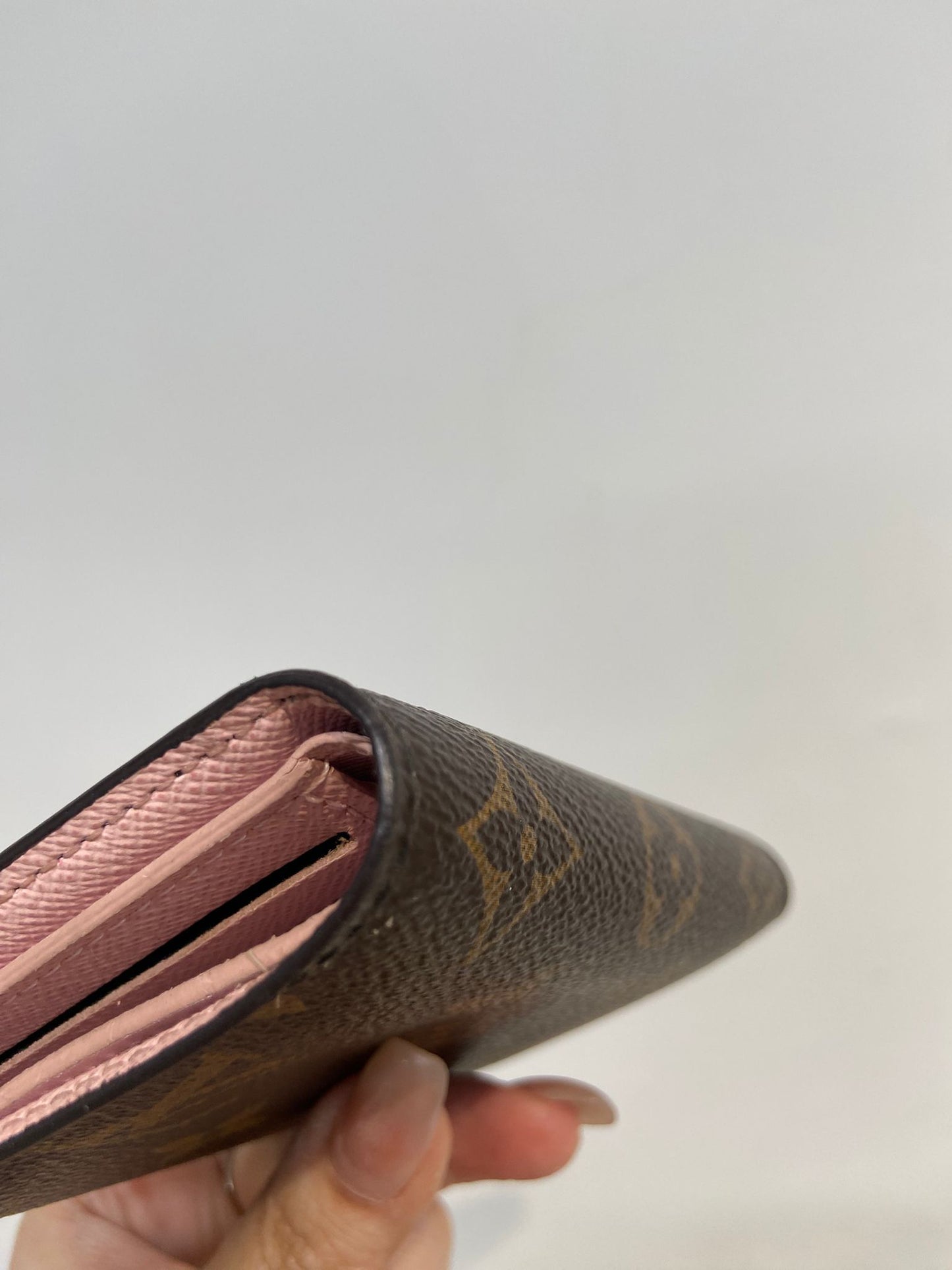 Lv老花三摺短銀包