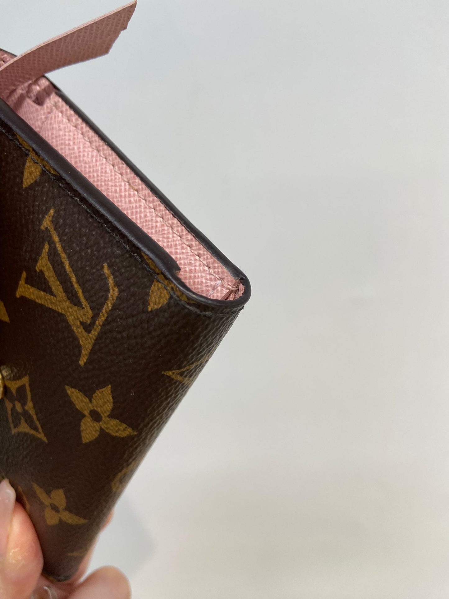 Lv老花三摺短銀包