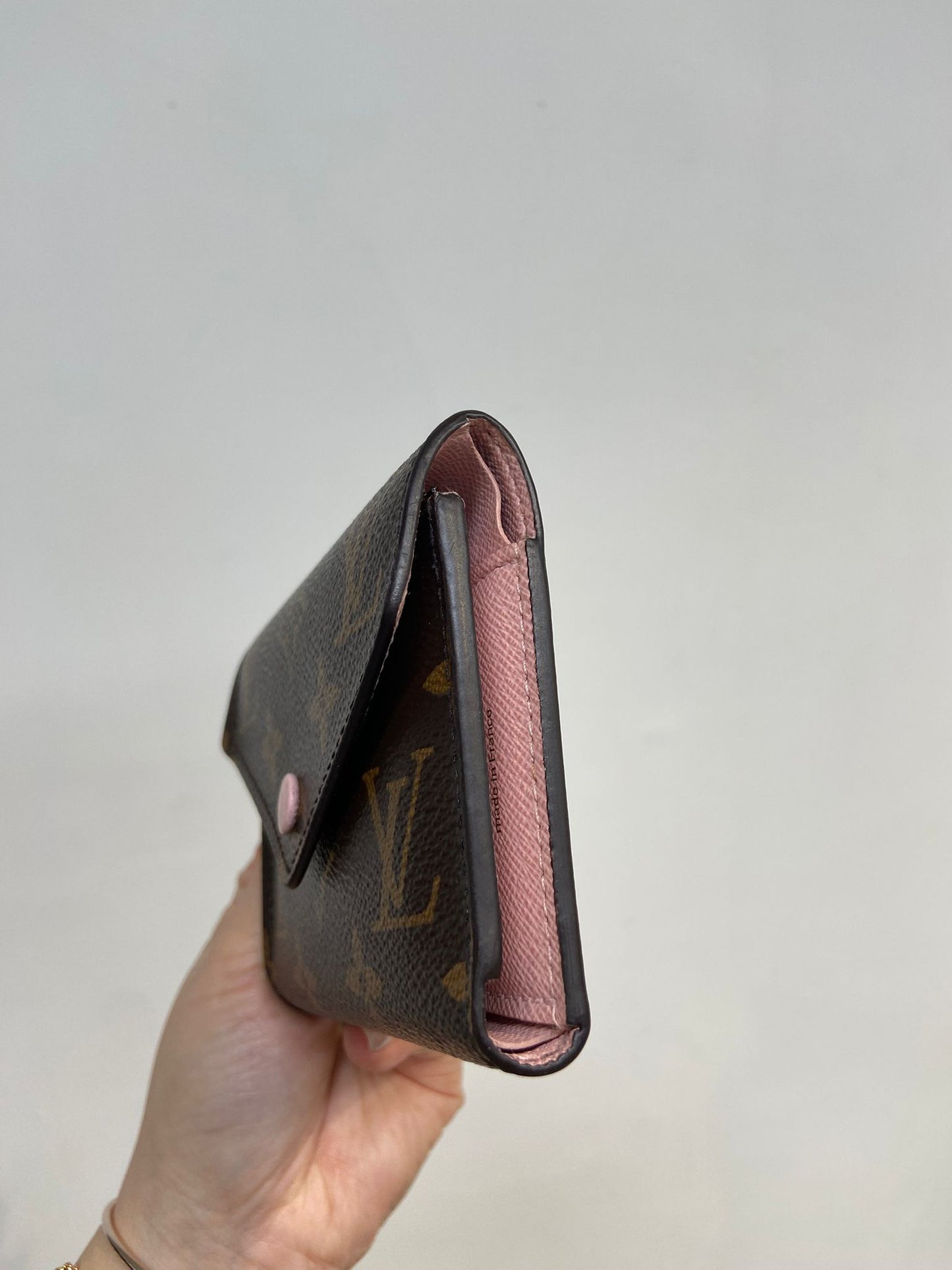 Lv老花三摺短銀包