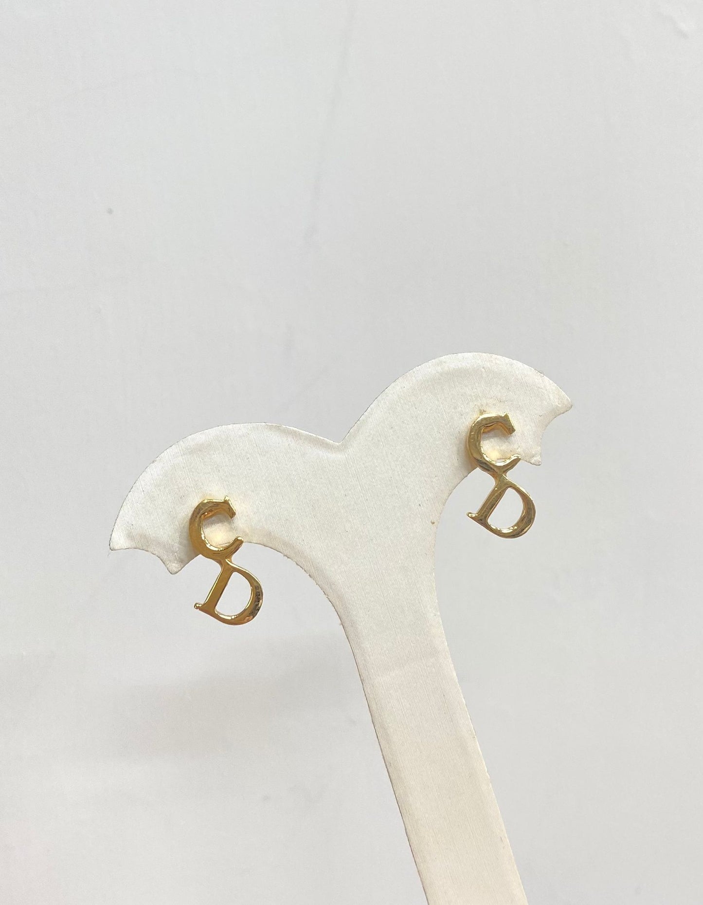 Dior CD 金色耳環
