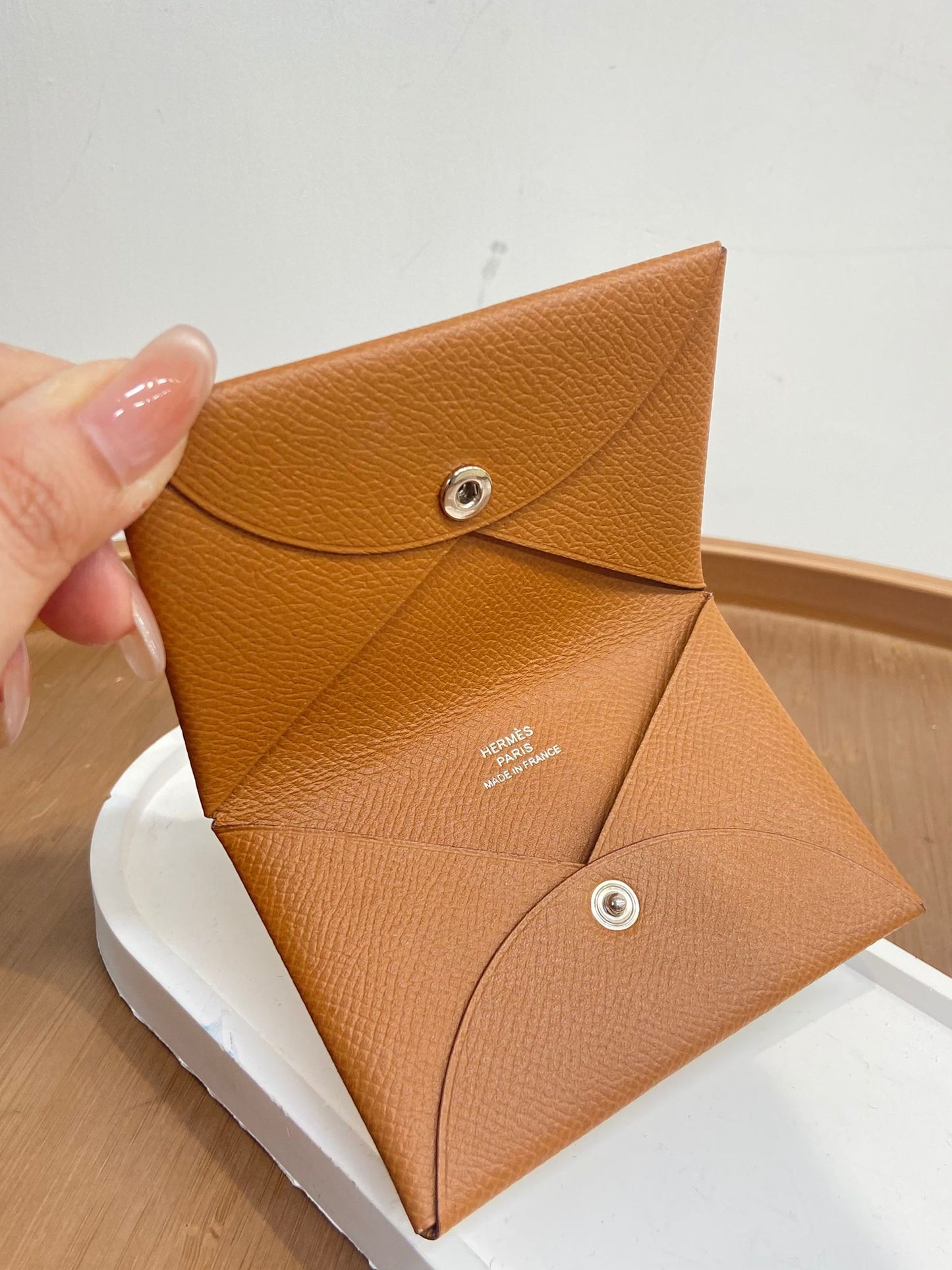 HERMES calvi card holder