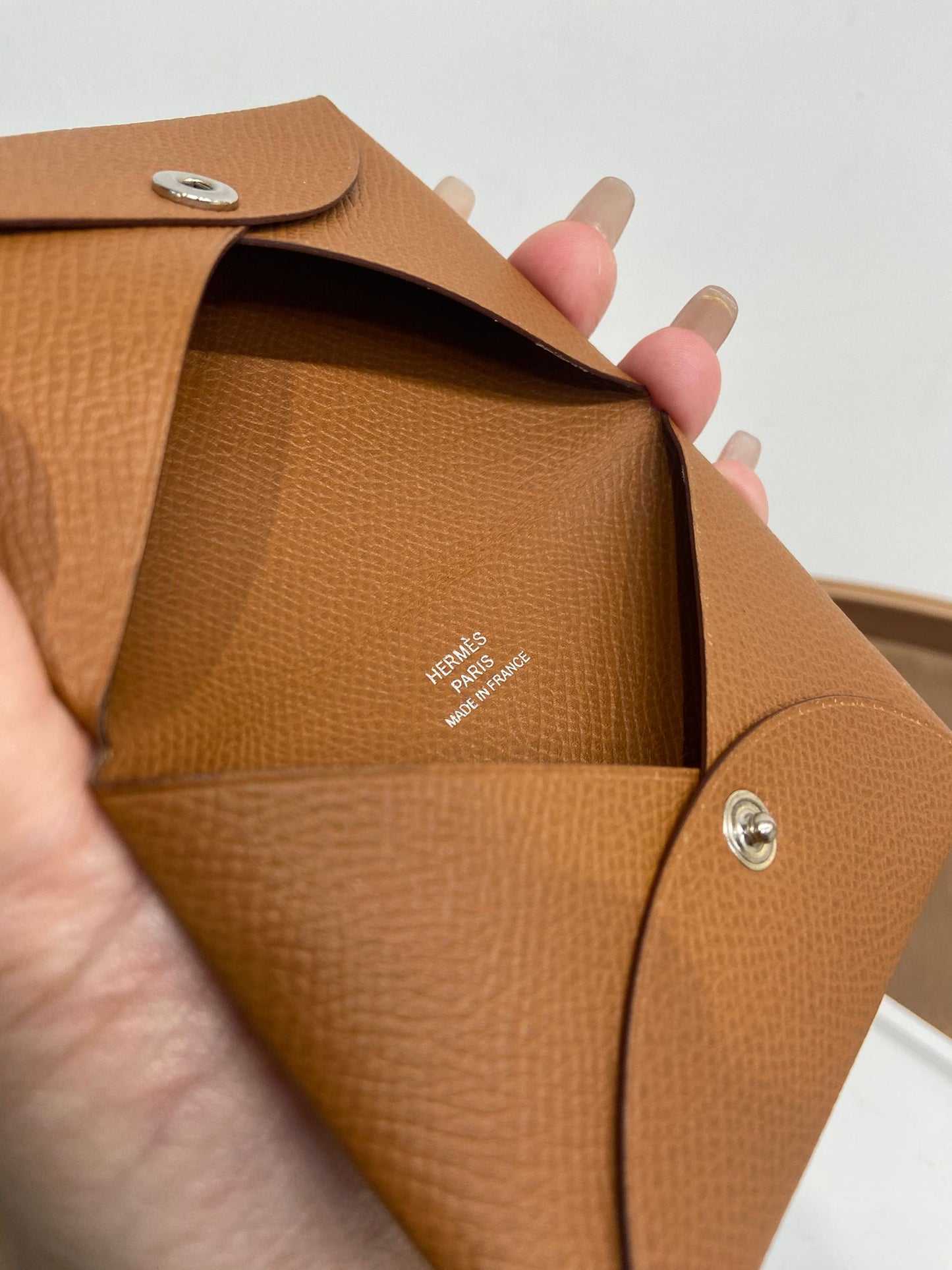HERMES calvi card holder
