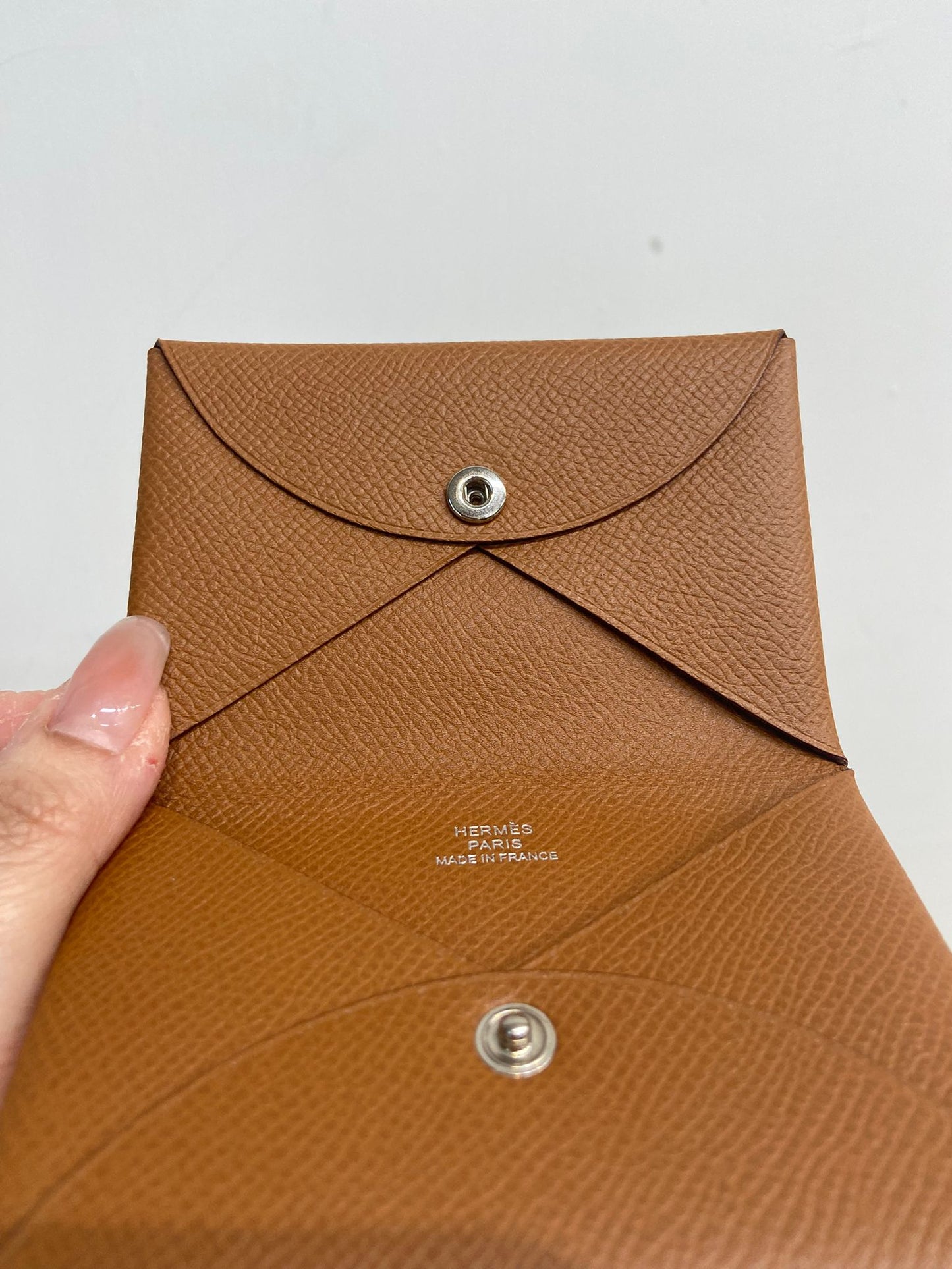 HERMES calvi card holder
