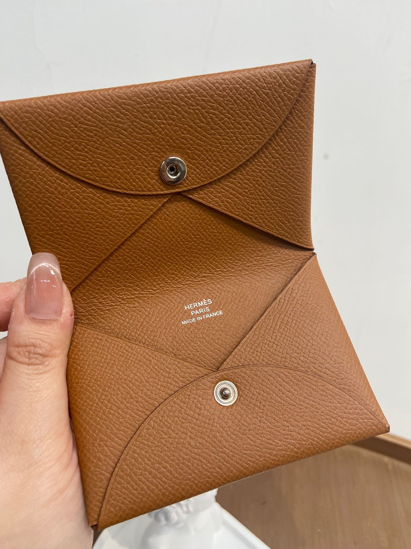 HERMES calvi card holder