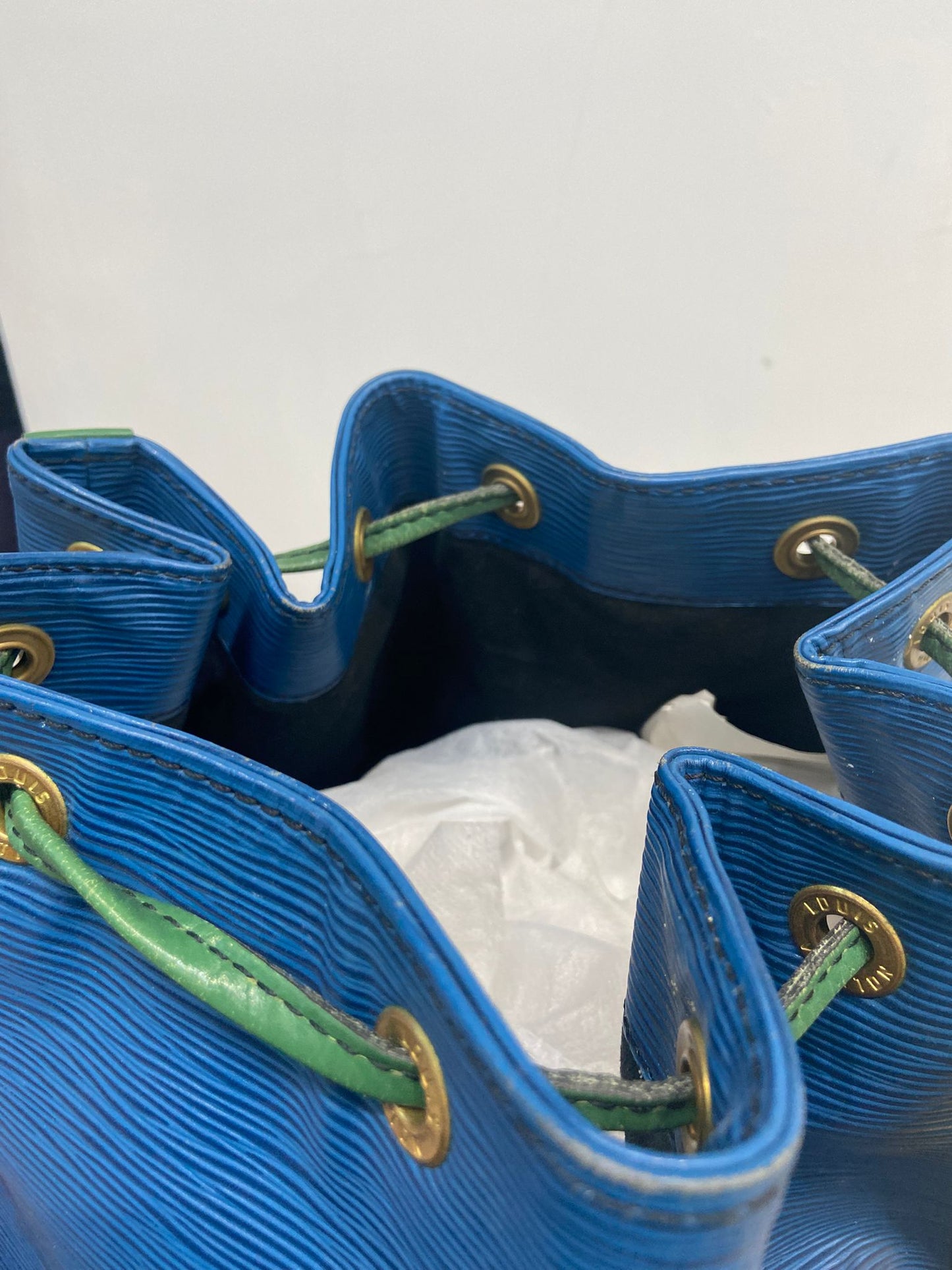 LV EPI拼色水桶袋