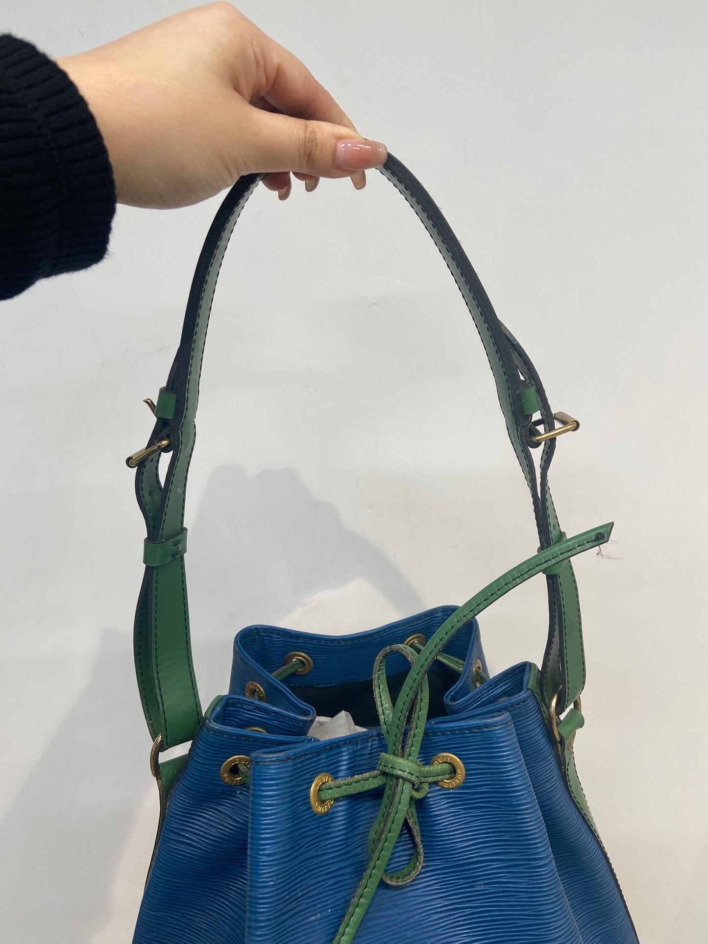 LV EPI拼色水桶袋