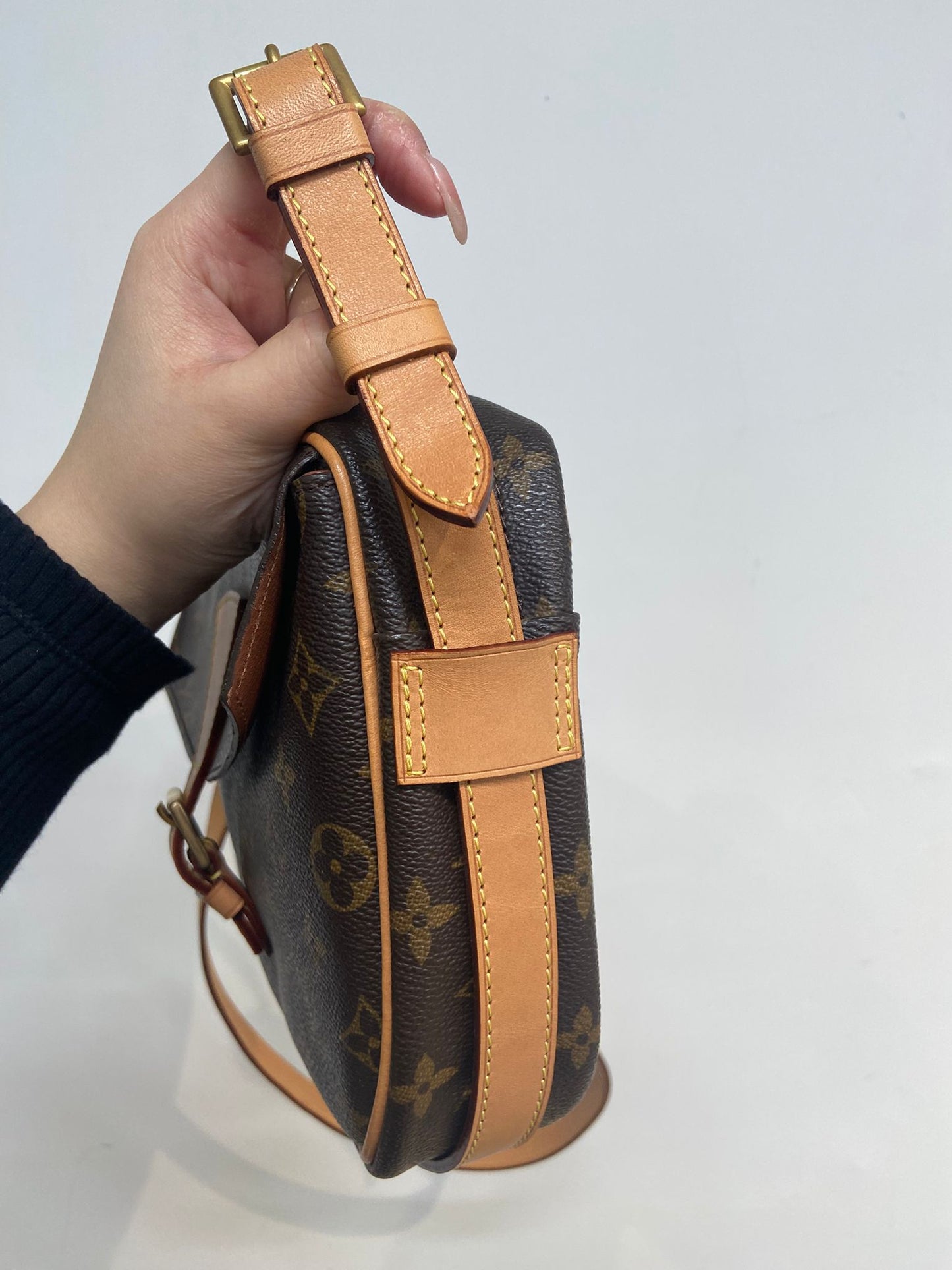 LV 老花馬鞍包