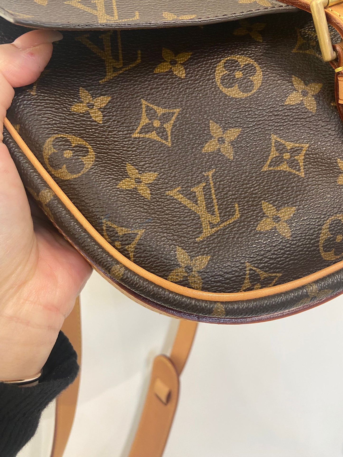 LV 老花馬鞍包