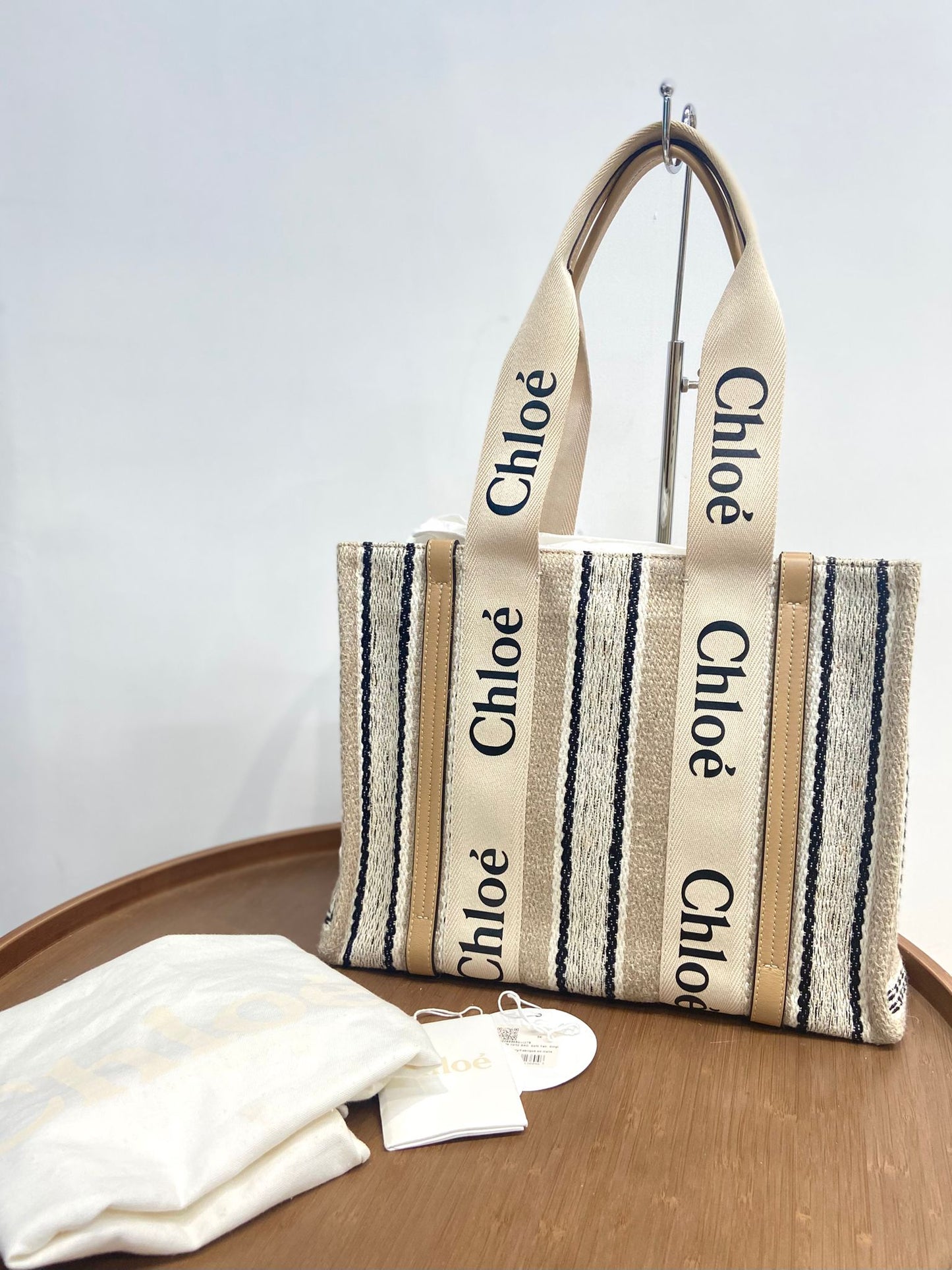 Chloe woody tote