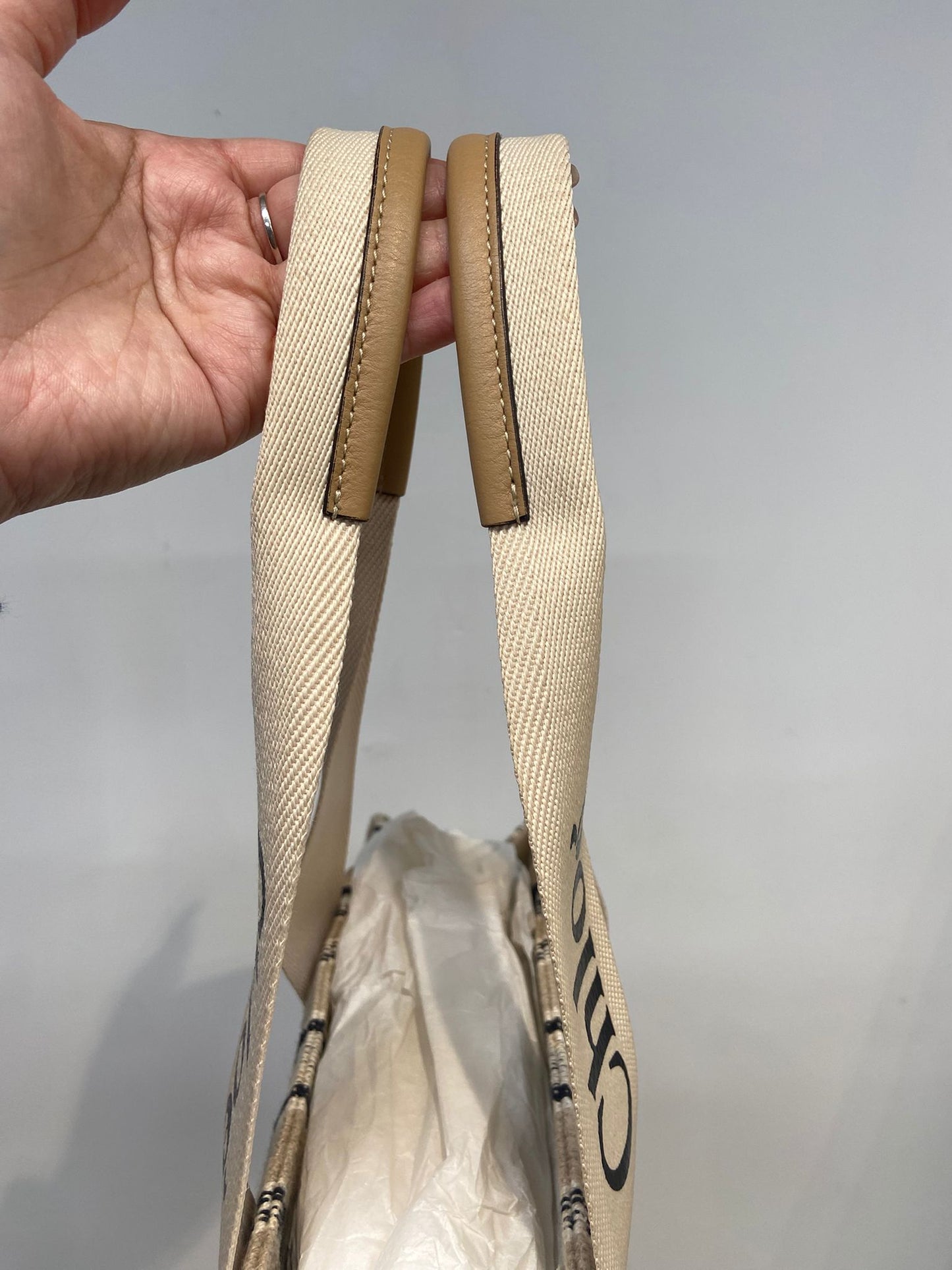 Chloe woody tote