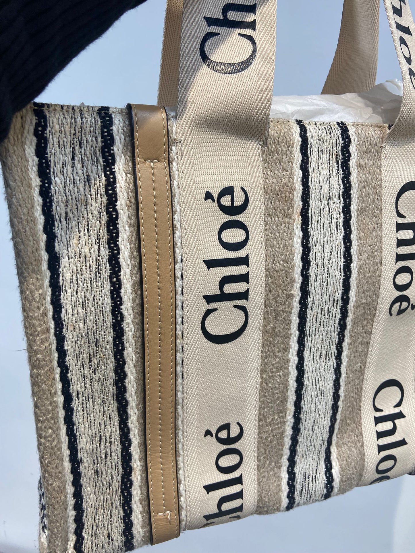 Chloe woody tote