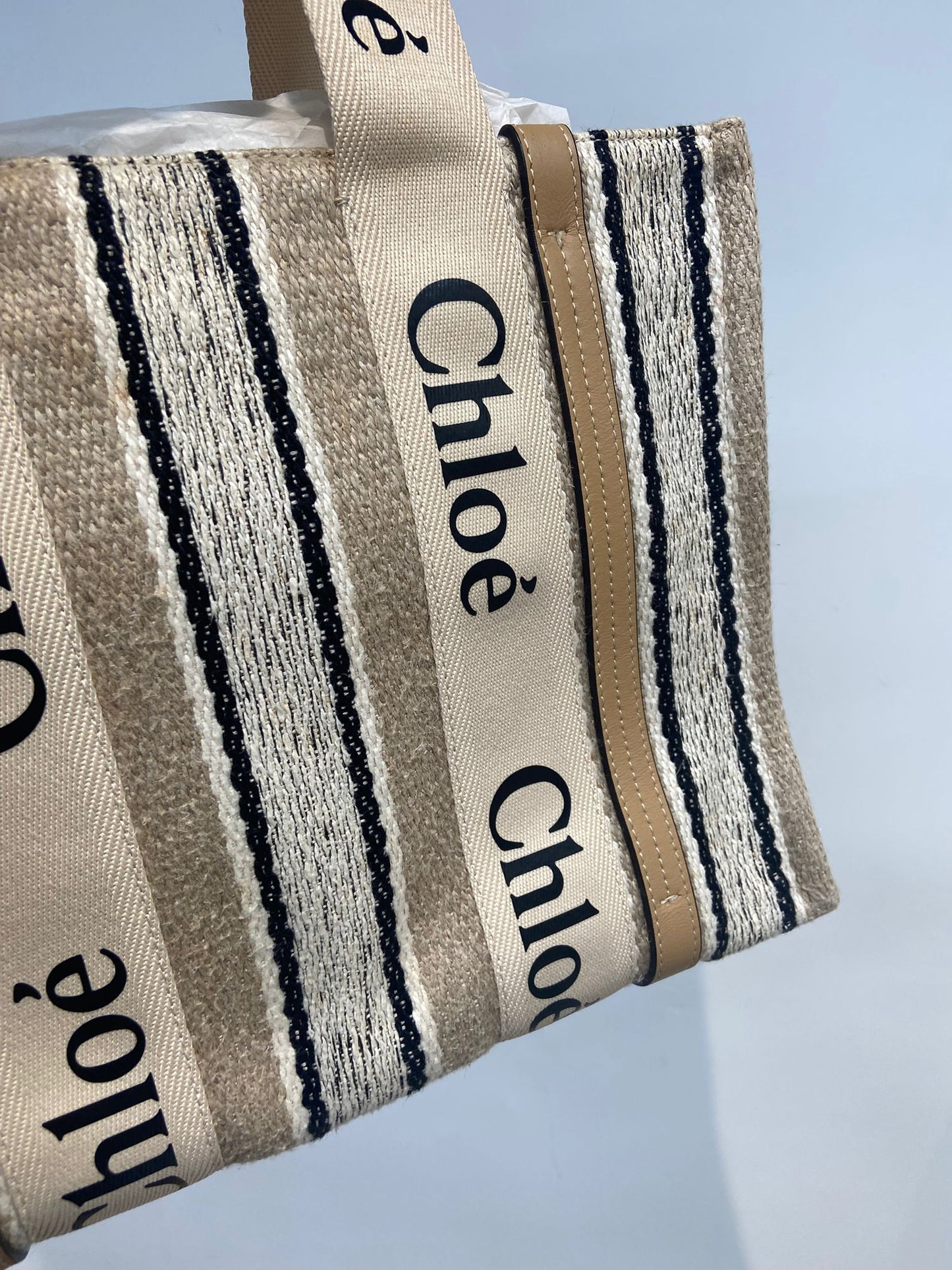 Chloe woody tote