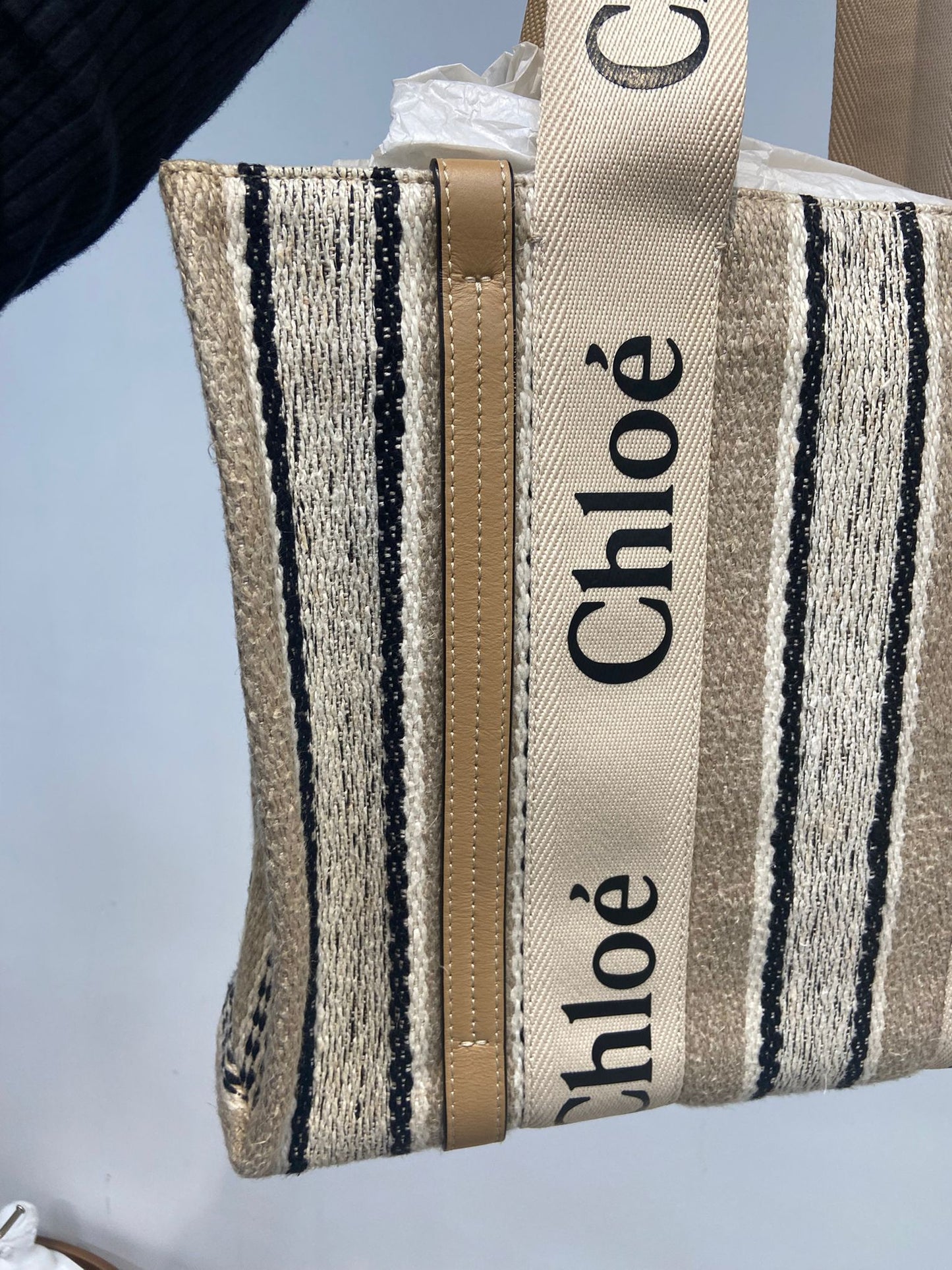 Chloe woody tote