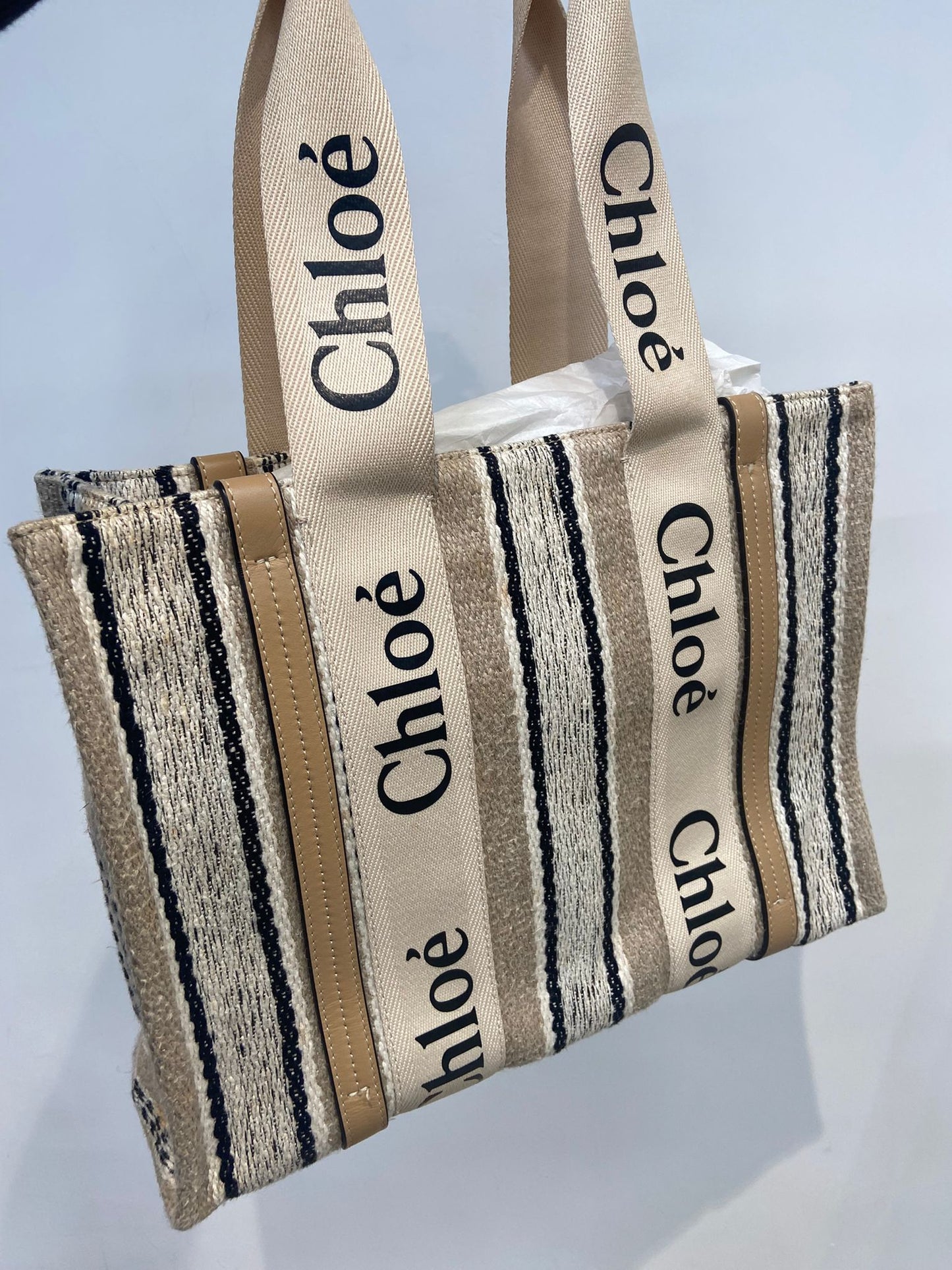 Chloe woody tote
