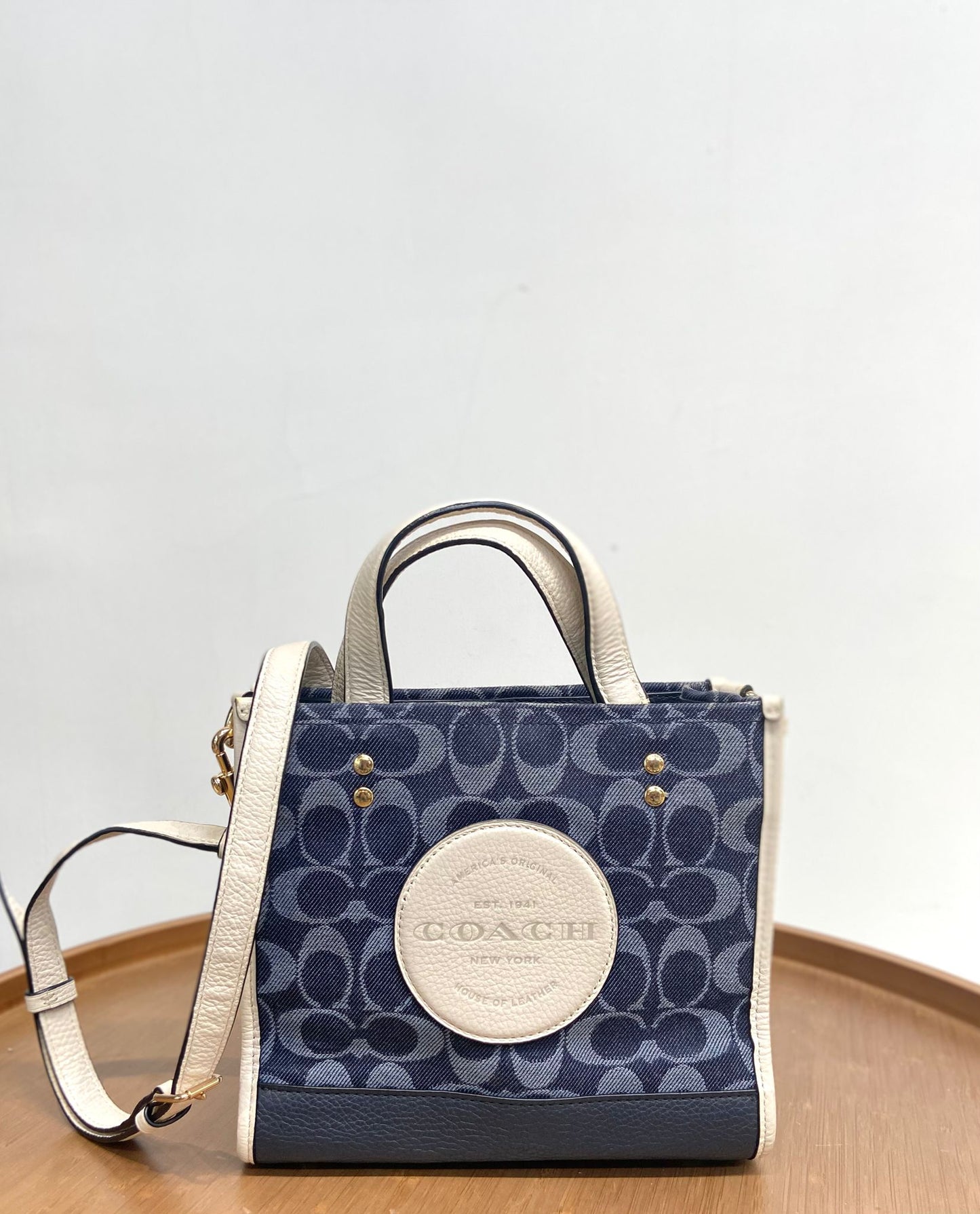 Coach 牛仔 mini tote